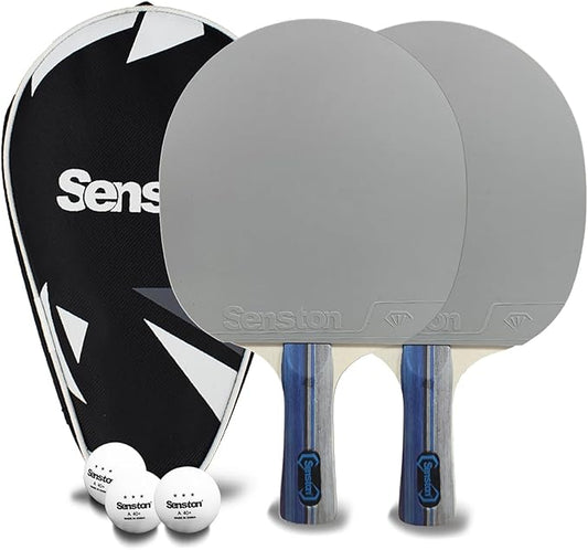 Senston Ping Pong Paddles Family Entertainment Set for Entertainment or Competition - Ping Pong Paddle Set