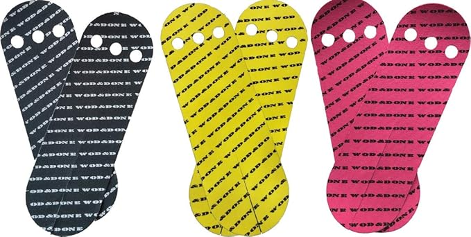 WOD&DONE Custom Hand Protection Athletic Tape Grips for Pullups, Functional Fitness, Gymnastics