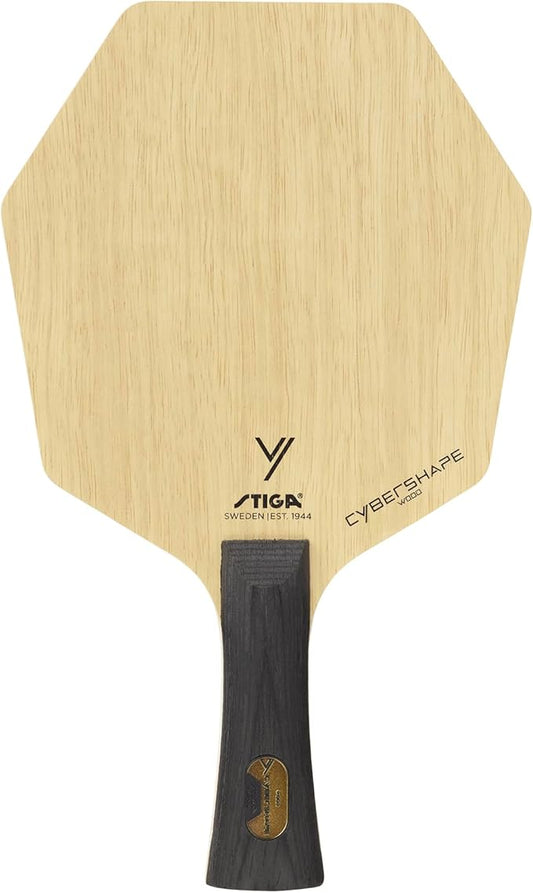 Stiga Cybershape Wood Table Tennis Blade I Superior Control & Enhanced Grip for Offensive Play