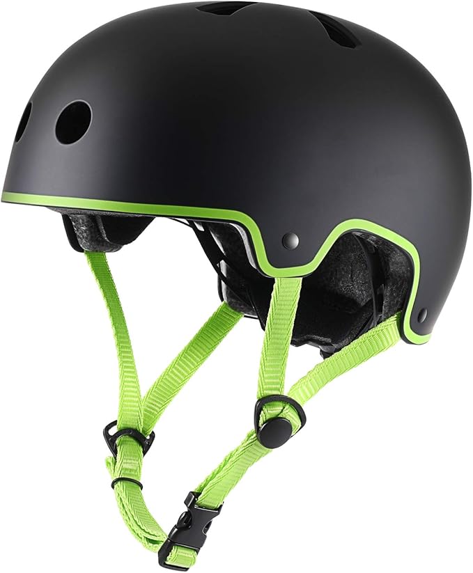 Skateboard Helmet, BMX Helmet, Multi-Sport Helmet, Bike Helmet for Kids, Youth, Men, Women