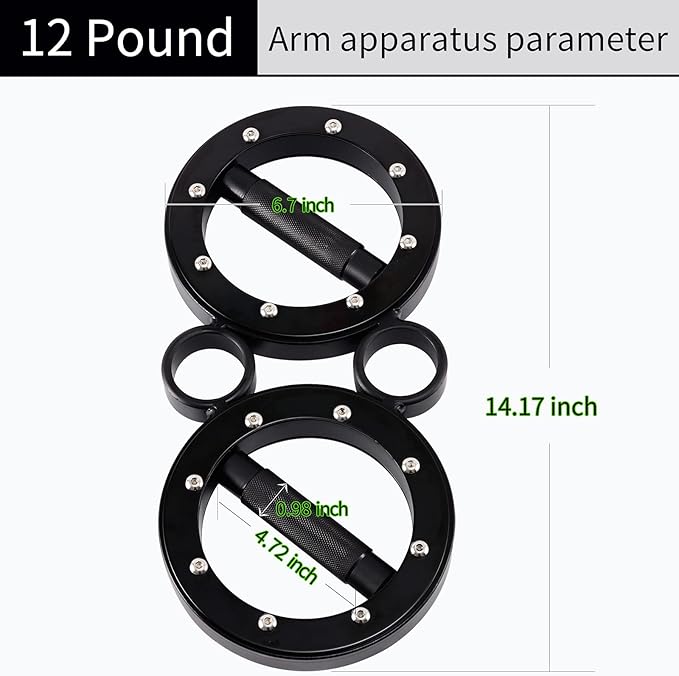 Rotator Machine, Speed Bags, Arm Workout Equipment for Men and Women, Forearm Trainer for Boxing, 8/12 Pounds Arm Shoulder Strength Training for Home and Gym Workouts and Rehabilitation