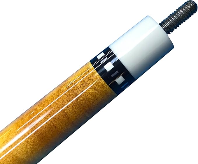 Meucci SB1-N Handcrafted Billiards Pool Cue Stick - Natural Stain + Hard CASE