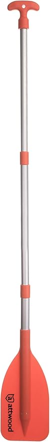 Attwood Emergency Telescoping Paddle for Boating, Orange