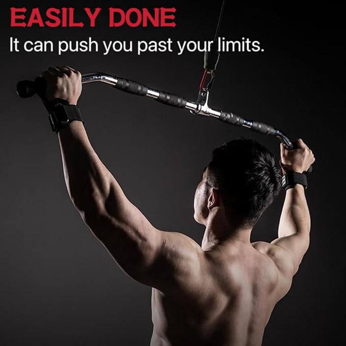 Adjustable Neoprene Padded Wrist straps for Weightlifting,Weight Lifting Straps Gym weight lifting wrist wraps，Gym Accessories for women for Men/Women(Pair)