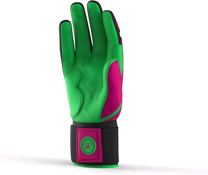 Drip & Rip Baller Series - Youth Batting Gloves + Adult Batting Gloves - for Softball and Baseball - Long Cuff Style for Men and Youth