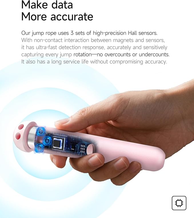 Smart Jump Rope – Customisable Calorie, Count and Time Settings Jump Ropes, Adjustable Steel Wire Skipping Rope with LED Display, for Men Women Fitness and Workout