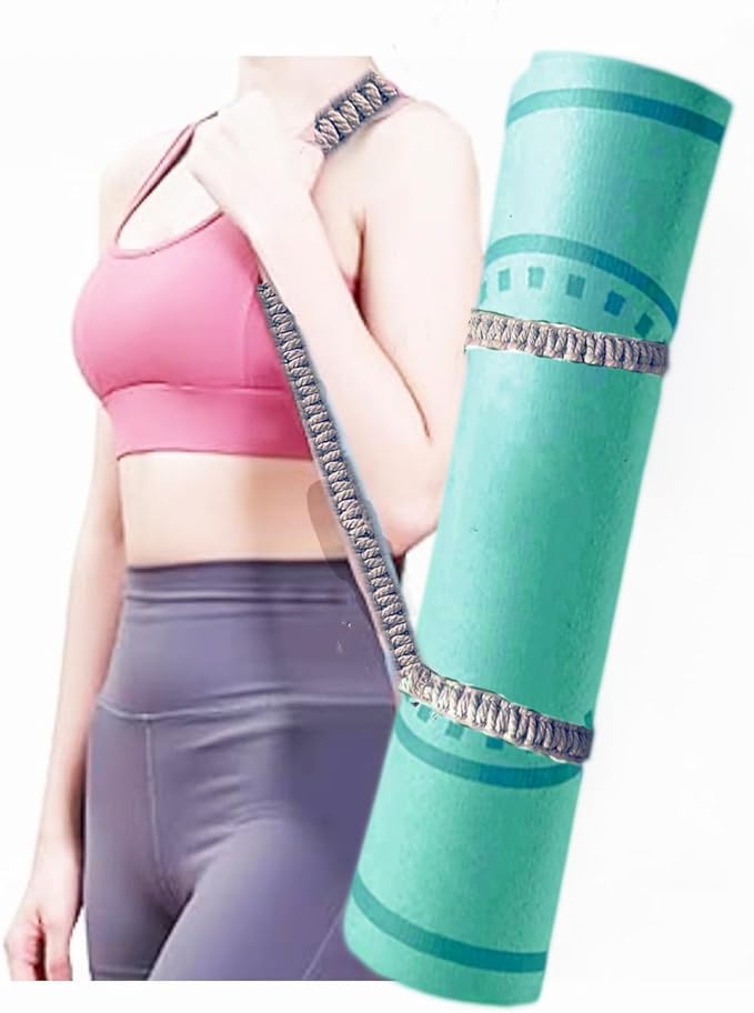 kiido Macrame Yoga Mat Carrying Strap [MAT NOT Included], Hand Woven Multi-Purpose Strap/Carrier