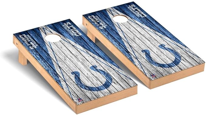 Football Team Cornhole Boards, 2x4 Premium Corn Hole Game Set, Officially Licensed Cornhole Game, Perfect for Tailgates