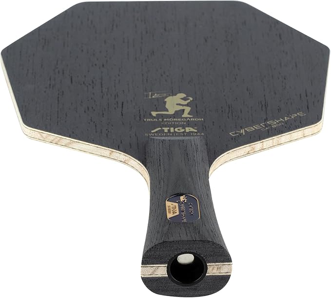 STIGA Cybershape Carbon CWT Truls Edition Table Tennis Blade with Custom Weight Technology I Superior Control & Enhanced Grip for Offensive Play