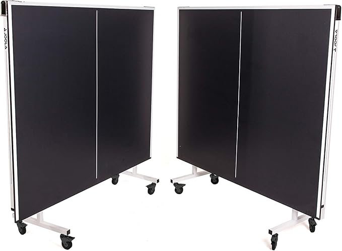 JOOLA Rally TL Professional MDF Indoor Ping Pong Table w/Quick Clamp Table Tennis Net & Post Set - 10 Minute Easy Assembly - Corner Ball Holders - Tournament Quality - Includes Playback Mode
