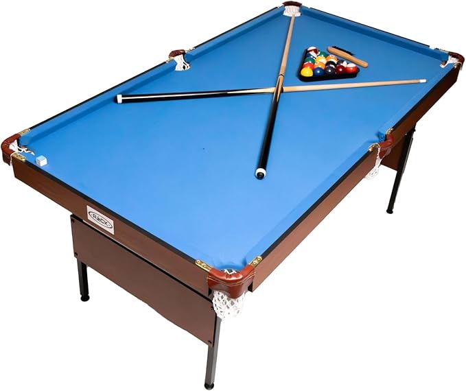RACK Crux 55-inch Folding Billiard/Pool Table - Portable and Space-Saving Entertainment!