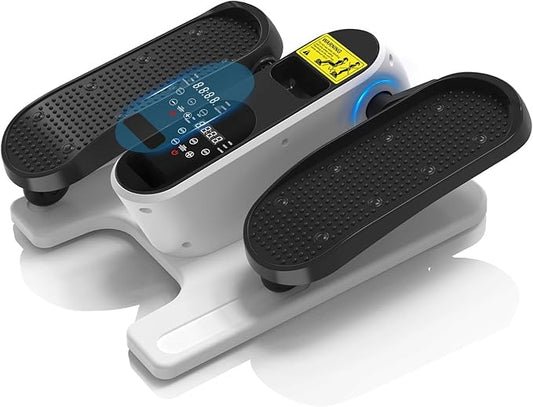 Under Desk Elliptical Machine, Electric Seated Pedal Exerciser,Elliptical Leg Exercisers for Seniors,Mini Ellipse Leg Exerciser with Remoter,12 Adjustable speeds Pedal Exerciser