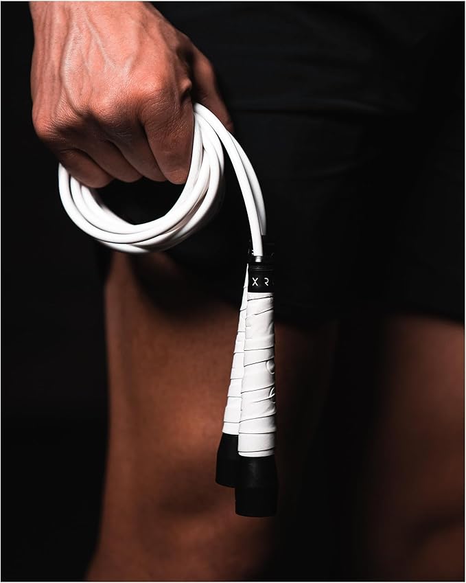 A Jump Rope Made For Boxing, Tangle-Free, 15% Heavier Than A Normal PVC Rope, Boxer Jump Rope, Adjustable, Includes Grip Tapes For More Grip, Skipping Rope for Boxers, Premium Quality