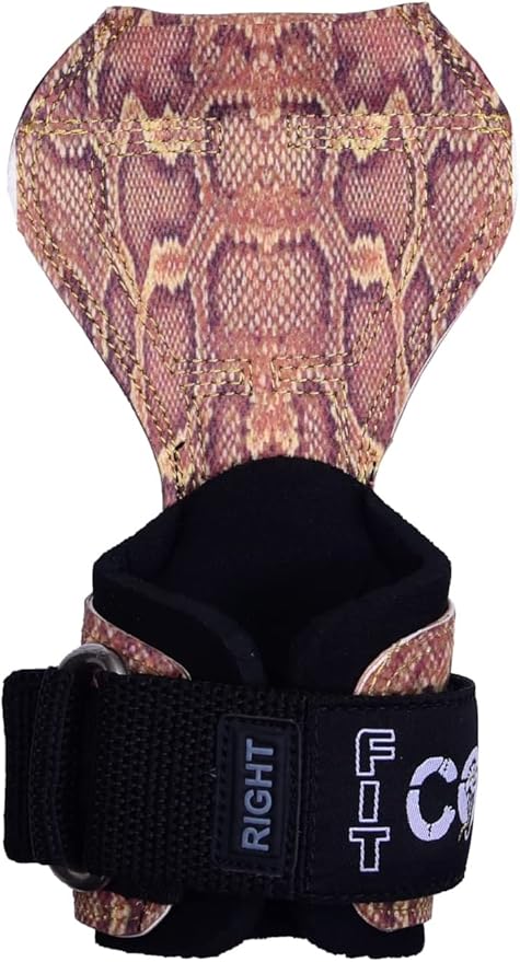 Cobra Grips PRO Weight Lifting Gloves Heavy Duty Straps Alternative Power Lifting Hooks for Deadlifts Adjustable Neoprene Padded Wrist Support Bodybuilding