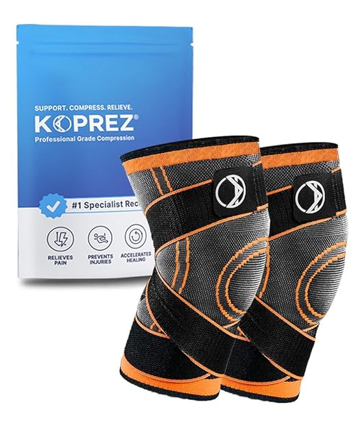 Knee Compression Sleeve - Knee Braces for Knee Pain Women, Knee Sleeve, Knee Compression Sleeve Women, Knee Support Men, Rodilleras, Compression Knee Sleeves Men
