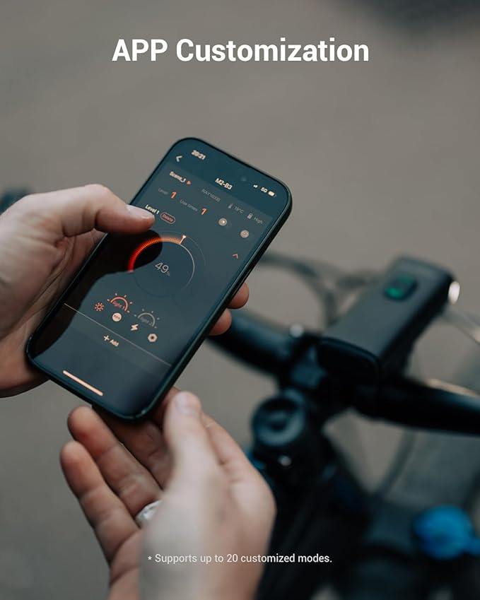 MagicShine Bicycle Light RAY 1600B/RAY 2600B,USB-C Fast Charging IPX6 Waterproof,Equipped with Two High-Power LEDs Bike Headlight