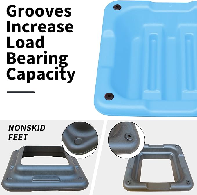 Exercise Aerobic Step Platform,Adjustable Height Fitness Stepper Stackable Risers, Aerobics Stepper Workout Stepper for Gym Home Cardio Strength & Training