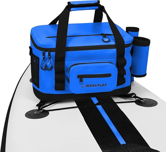Waterproof Shell 24 cans Paddle Board Cooler Bag, Sup Deck,Kayak Cooler Bag Accessories