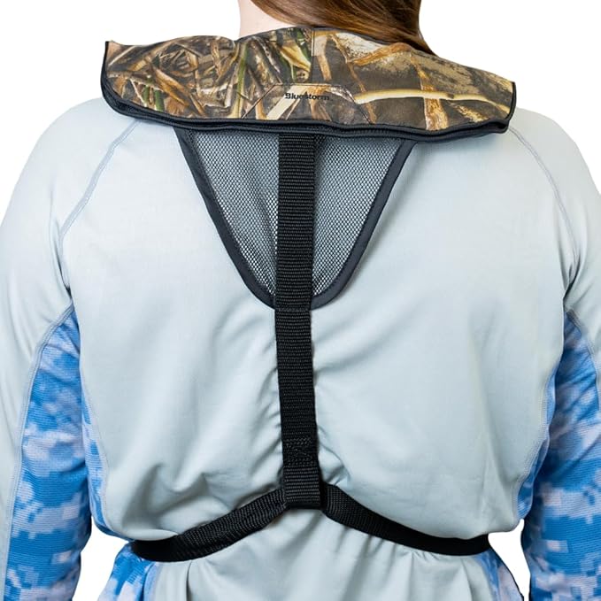 BLUESTORM Cirrus26 Inflatable PFD Life Jackets for Adults | US Coast Guard Approved Automatic Life Vest w/Manual Override Convertibility