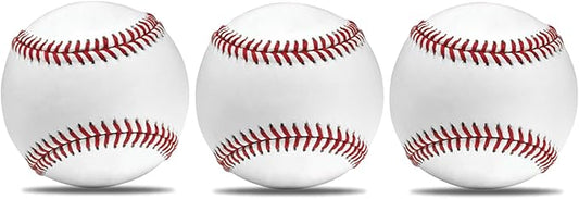 KRTOYUST® Baseball Ball,Official Size Baseballs,Composite High Performance Leather 9" Baseball Great for Youth and Adult Recreational Use Practice