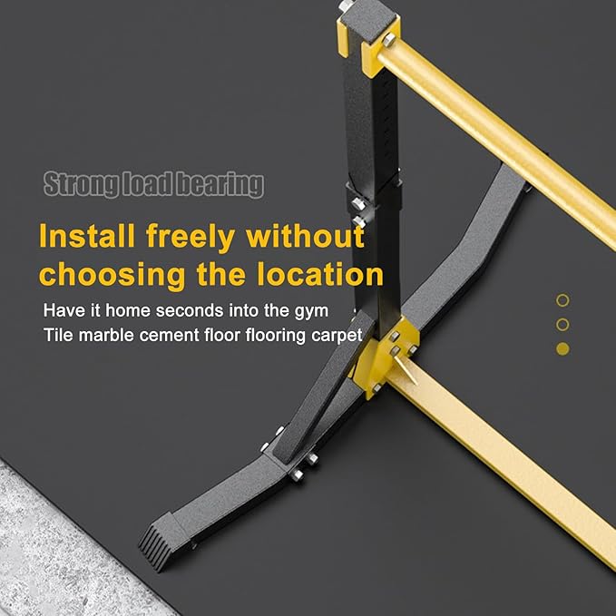 Free Standing Pull Up Station - Power Tower Adjustable Height Pullup Dip Station, Multi-Function Chin Up Bar Home Gym Equipment, 400LBS Weight Capacity