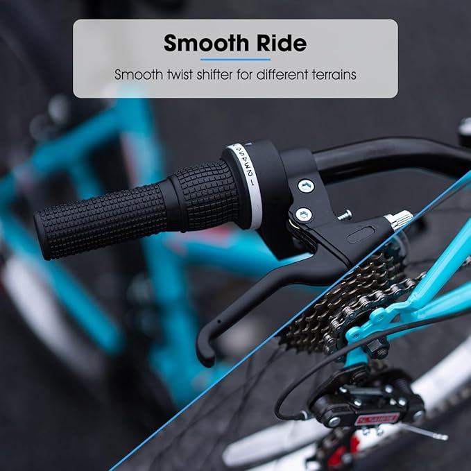 Hiland Adult 26 Inch Mountain Bike, Mens and Womens Bicycle with 21 Speed, High-Carbon Steel Frame Mountain Bicycle, Sport MTB for Men Women