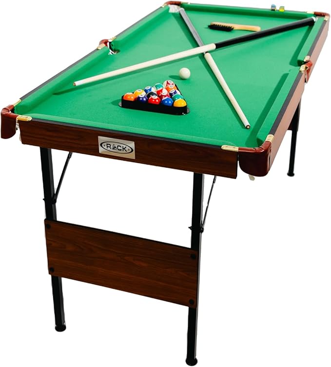 RACK Crux 55-inch Folding Billiard/Pool Table - Portable and Space-Saving Entertainment!