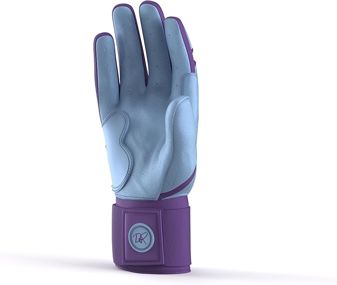 Drip & Rip Baller Series - Youth Batting Gloves + Adult Batting Gloves - for Softball and Baseball - Long Cuff Style for Men and Youth