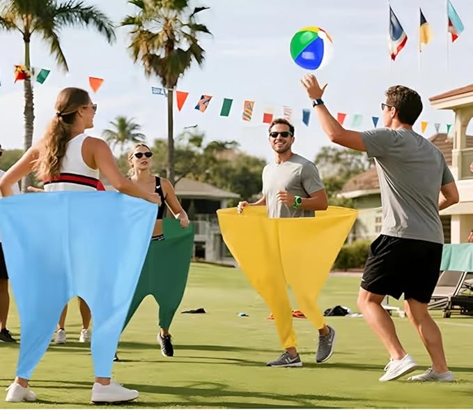 Granny Pants Yard Game, Granny Pants Outdoor Game with Bouncy Balls, Granny Pants Giant Recreational Tossing Games, Perfect for Backyard Party Family Reunion Games