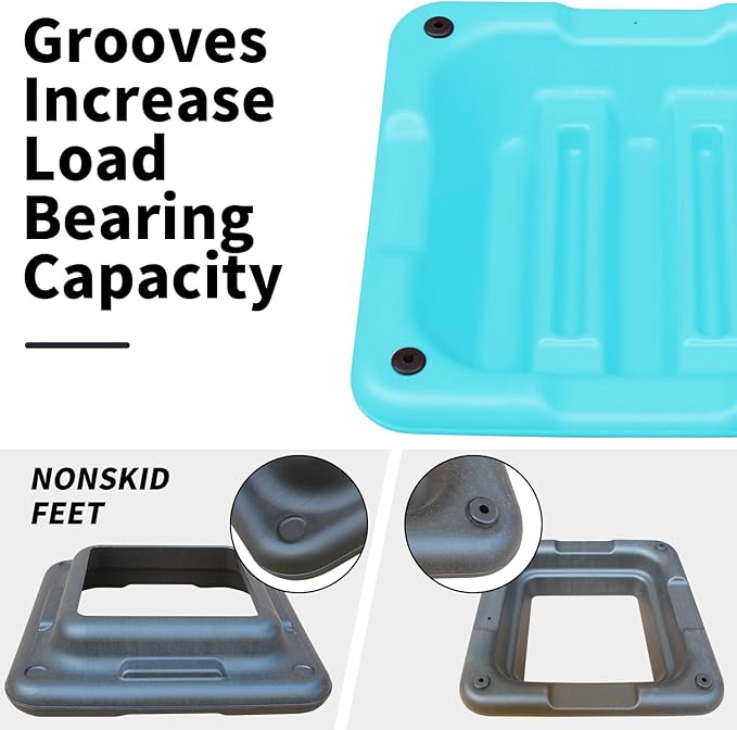 Aerobic Step Platform 30" × 14" Height Adjustable Workout Step for Fitness Strength Training with Risers Exercise Platform for Home Gym