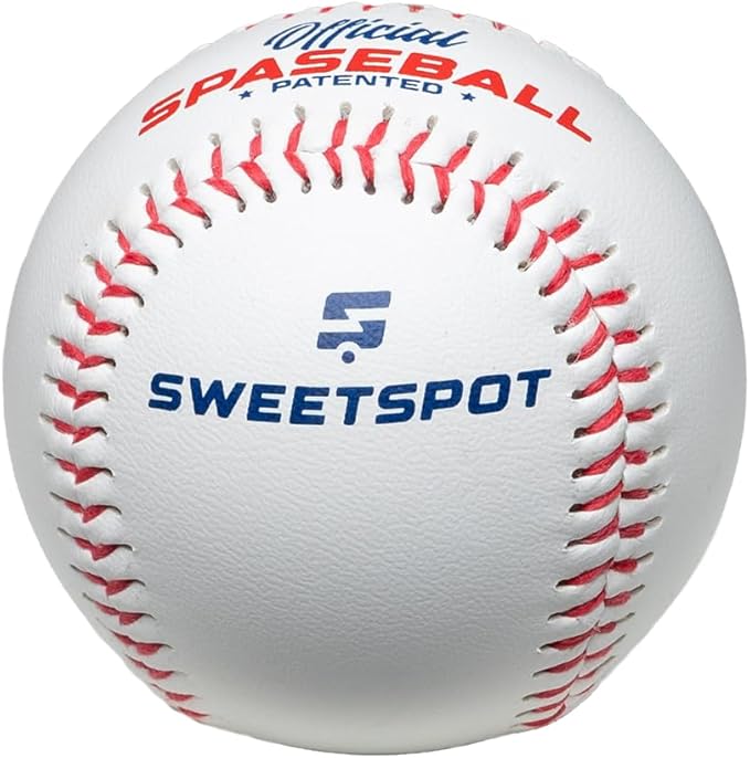 SweetSpot Plastic Baseball Spaseballs | Backyard Plastic Baseballs for Youth, Kids, Teens, and Adults