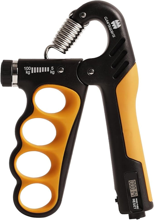 Grip Strength Trainer, Adjustable Resistance 11-220 Ibs Forearm Strengthener,Hand Grip Strengthener With Digital Counter,Improve Wrist Strength,Hand Recovery Exercises