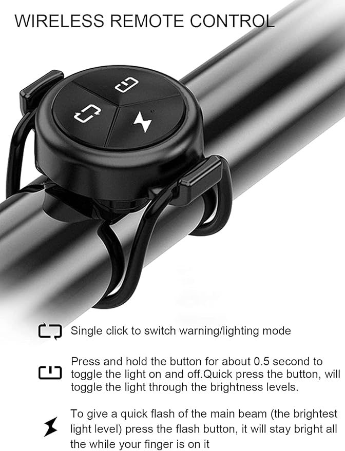 TOWILD Bike Lights for Night Riding,Compatible with Garmin/GoPro Mount,600 Lumen Bike Headlight,2000mAh Rechargeable Battery,Waterproof Bike Front Light for Commuter Cyclists-Fits All Bikes