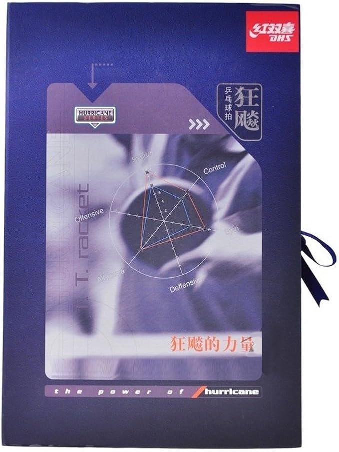DHS HURRICANE-I Tournament Table Tennis Racket (Penhold)