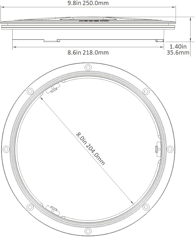SEAFLO Deck Plate Hatch for Marine Boat Kayak Choose Size, Color and Storage Bag