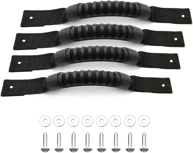 4 Pack Kayak Carry Handles for Ocean Perception Water Outdoor Sport Canoe Boat Kayak with Screws