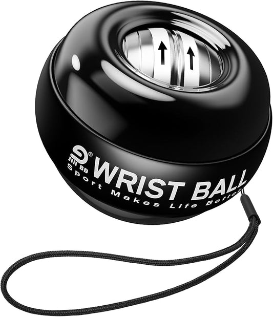 Wrist Trainer Ball Auto-Start Gyroscopic Forearm Exerciser Gyro Ball for Strengthen Arms, Fingers, Bones and Muscles