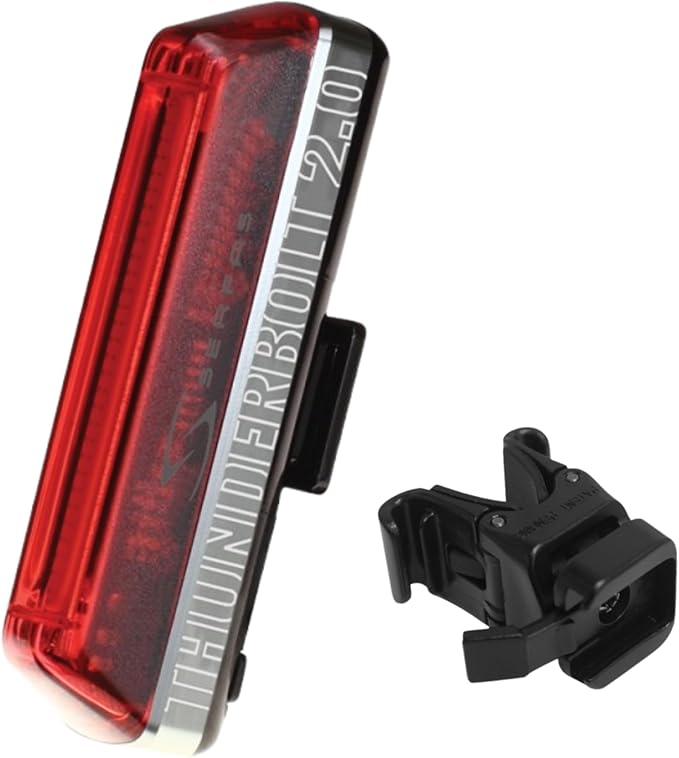 Serfas Thunderbolt 2.0 Tail Light Bicycle Night Riding 7 Modes 50 Lumens