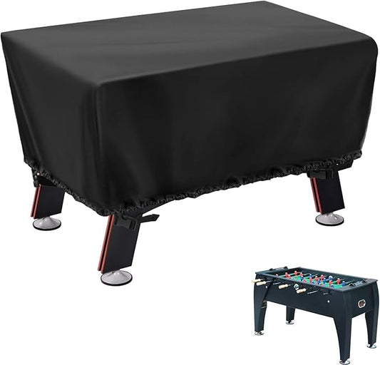 Foosball Table Cover, Waterproof Football Table Cover Soccer Table Cover Outdoor Indoor Fooseballs Table Covers (63x45x19.5 in)