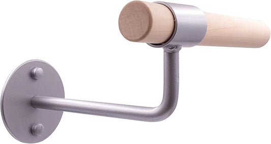 VITA Barre Wall-Mounted Single Ballet Barre, Cambre, Wood | Fixed Height, Made in USA, Home, Studio or Gym Exercise Equipment for Kids & Adults | Dance, Fitness, Pilates