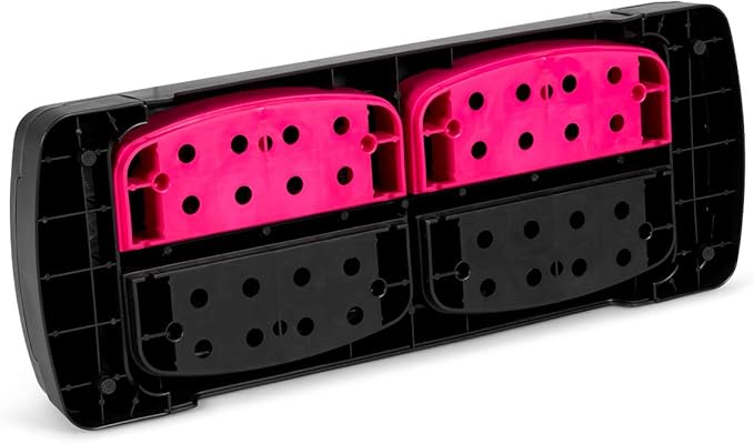 GYMAX Adjustable Aerobic Stepper, 3-Level Height Workout Platforms with Non-slip Pads, Shock-absorb & Anti-slip Surface, 31” Exercise Step Platform with Detachable Risers