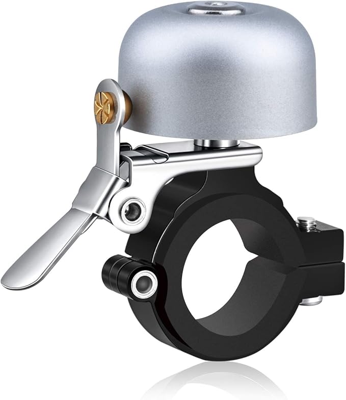 Greallthy Bike Bell Classic Brass Bicycle Bell,Bike Bells for Adults Kids,Loud Sound Bells Fit for 0.87-1.25in/22.2-31.8mm Bicycle Handlebars,Road Mountain Bike Accessories.