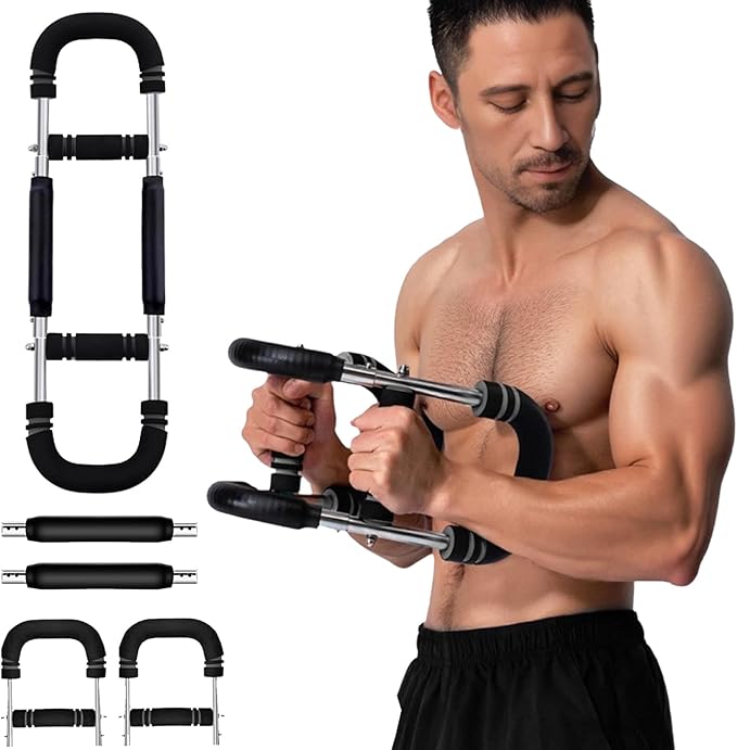Twister Arm Trainer, Adjustable Resistance Twister Arm Exerciser Chest Exerciser for Men, Portable Chest Workout Equipment Arm Trainer for Men