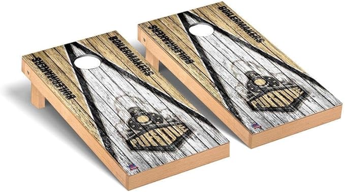 College Team Cornhole Boards, 2x4 Premium Corn Hole Game Set, Officially Licensed Cornhole Game, Perfect for Tailgates