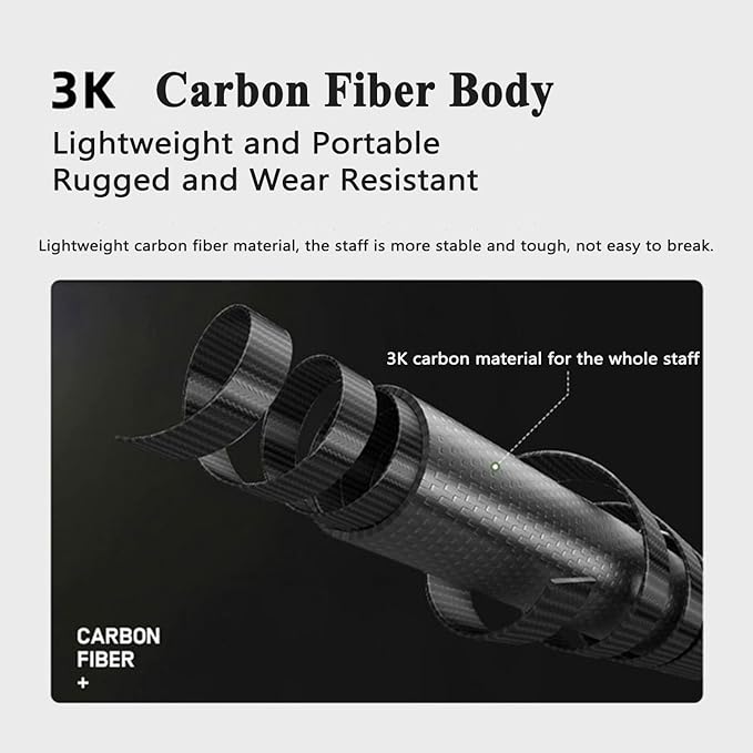 Carbon Fiber Hiking Poles 2pcs, Collapsible Nordic Trekking Poles,Cork Handle Ultralight Folding Walking Sticks, Hiking Sticks, Lightweight Foldable Trekking Walking Sticks for Seniors Women Men