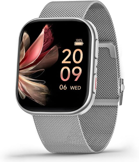 FITVII Health & Fitness Tracker (Answer/Make Calls), Smart Watch with 24/7 Heart Rate and Blood Pressure, Sleep Tracking, Blood Oxygen Monitor, 120+ Sport Modes Activity Tracker for Women Men