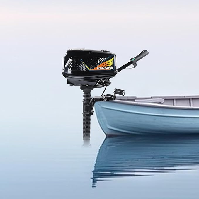 48V 4.0 Jet Pump Electric Outboard Motor, 4HP 1000W Heavy Duty Outboard Trolling Motor Electric Motors Fishing Boat Engine Brushless Motors for Kayaks Dinghy Canoe Inflatable