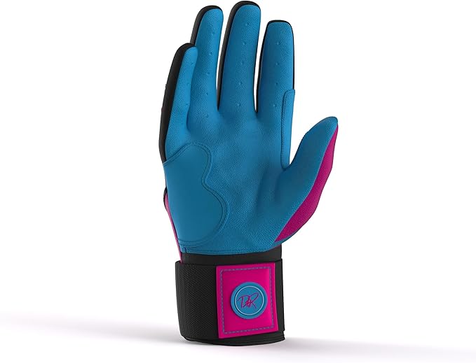 Drip & Rip Baller Series - Youth Batting Gloves + Adult Batting Gloves - for Softball and Baseball - Long Cuff Style for Men and Youth