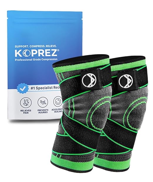 Knee Compression Sleeve - Knee Braces for Knee Pain Women, Knee Sleeve, Knee Compression Sleeve Women, Knee Support Men, Rodilleras, Compression Knee Sleeves Men