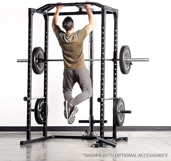 REP Fitness PR-1100 Power Rack - 700 lbs Rated Lifting Cage for Weight Training